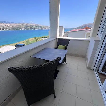 Studio Apartma Pag Blue Ocean 1 With Sea View * Pag Town