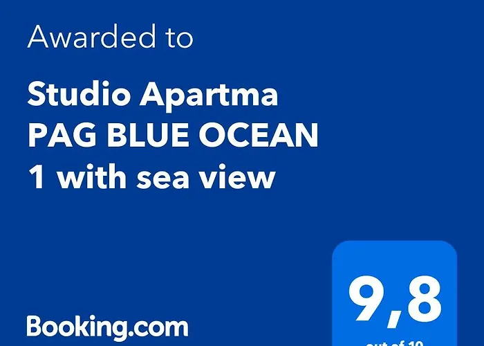 Apartma Pag Blue Ocean 1 With Sea View * Pag Town