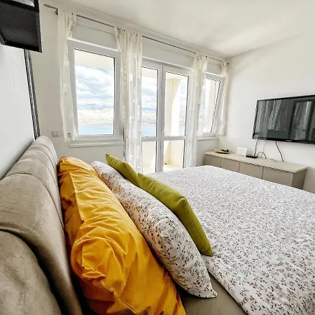 Apartma Pag Blue Ocean 1 With Sea View